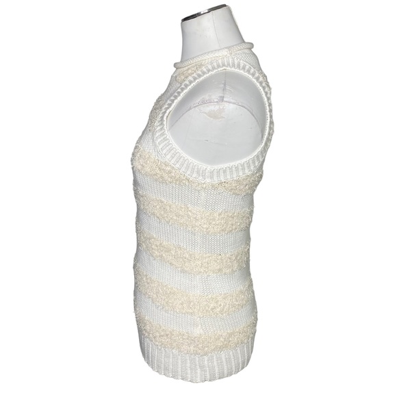 10 Crosby Derek Lam Textured Sleeves Sweater Top - Picture 4 of 8